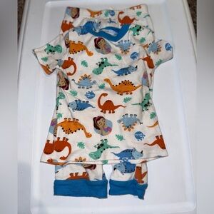 Ms Rachel Dinosaur Print Kids Pajamas 3T